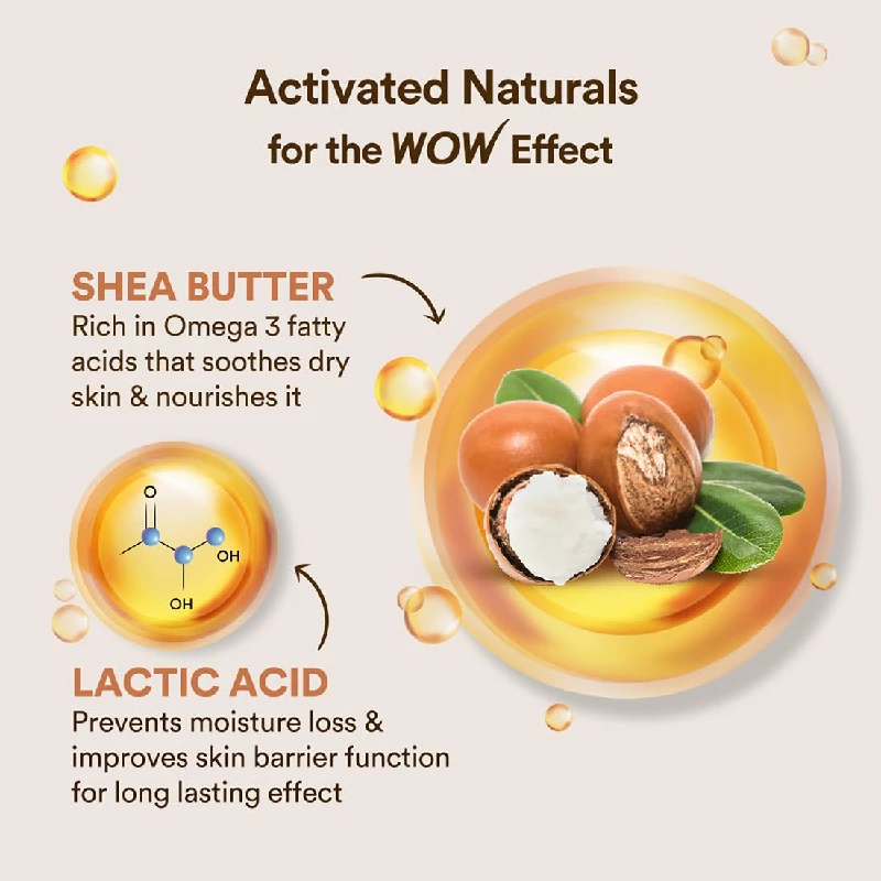 WOW Skin Science Shea Butter and Cocoa Butter Moisturizing Body Lotion, 400 ml-4.webp
